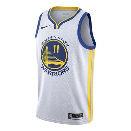 Nike NBA Golden State Warriors SW Fan Edition 19-20 Season 11 Sports Basketball Jersey White AV4945- - 1