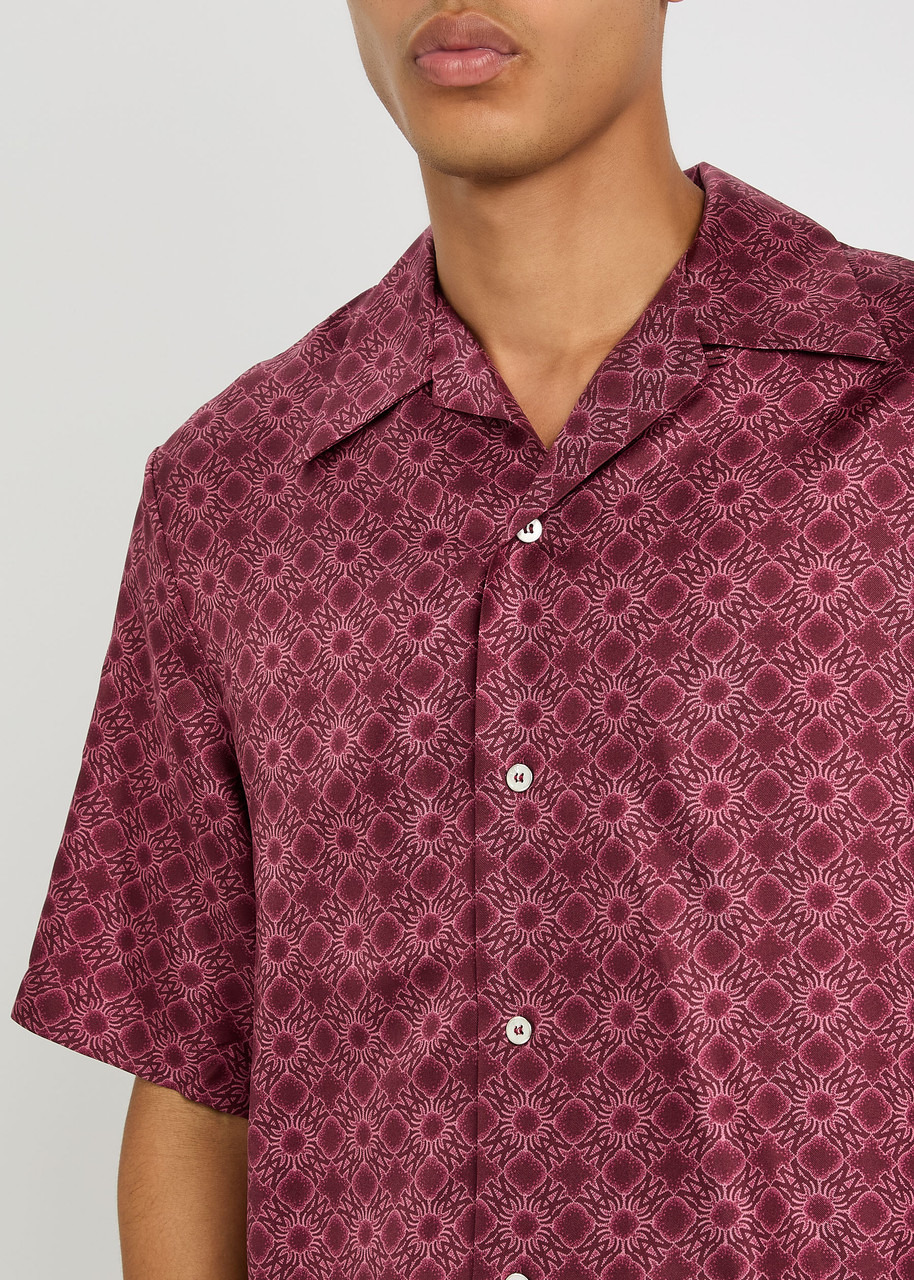 Amiri MA Quad Logo-monogrammed Silk Shirt - 5