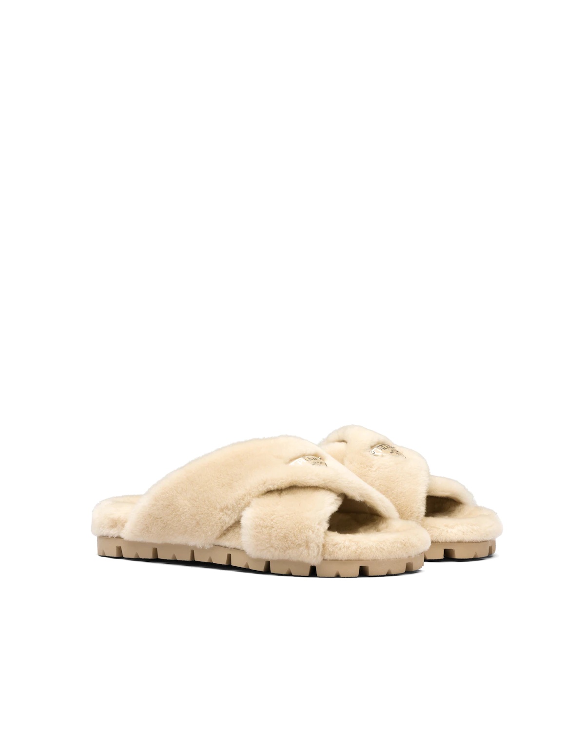 Shearling sandals - 2