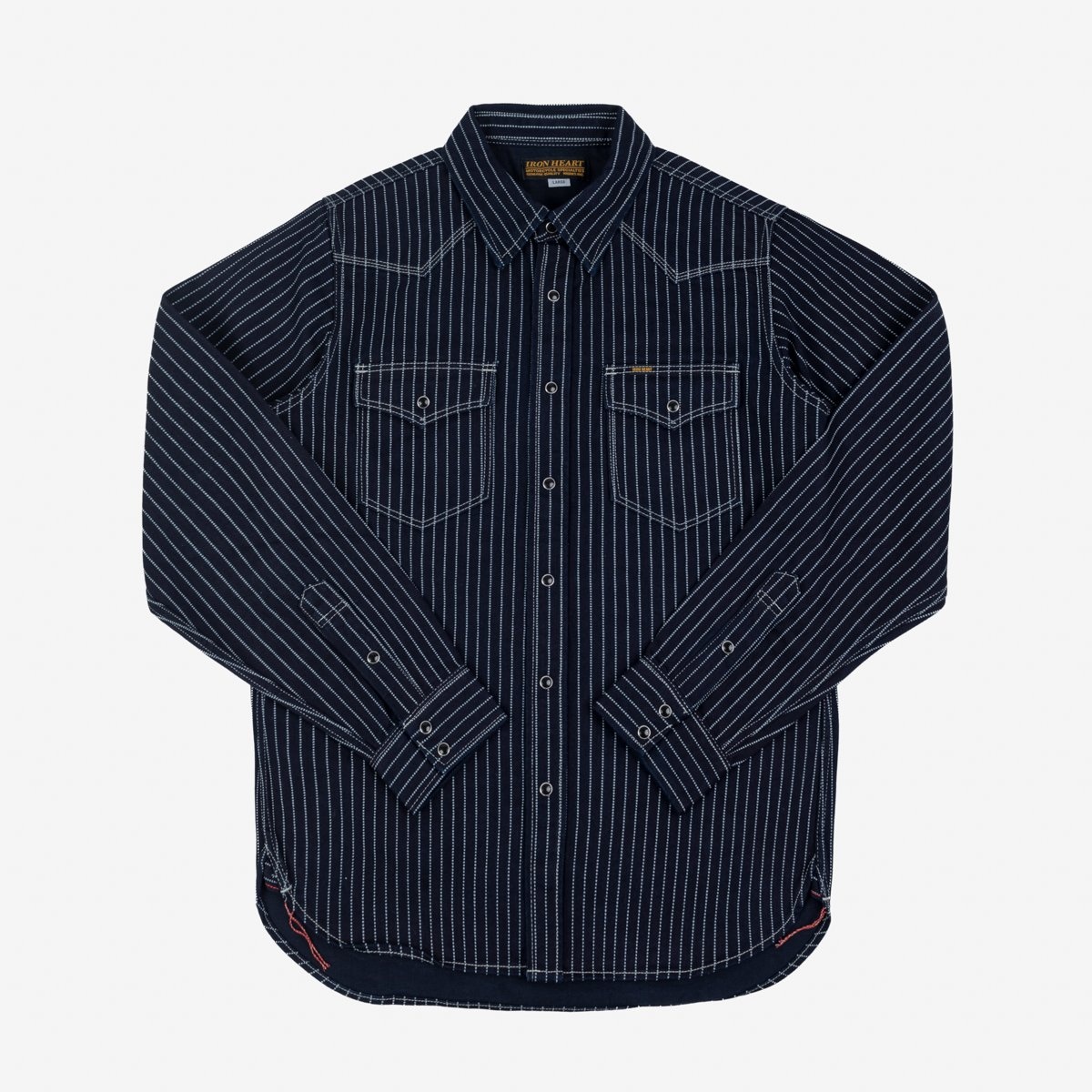 IHSH-62-IND 12oz Wabash Western Shirt - Indigo - 1