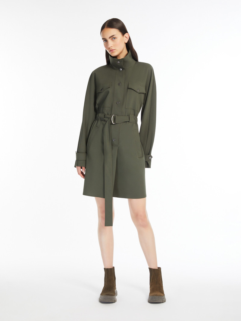 WEEKEND Max Mara BRIOSO Wool gabardine dress outlook
