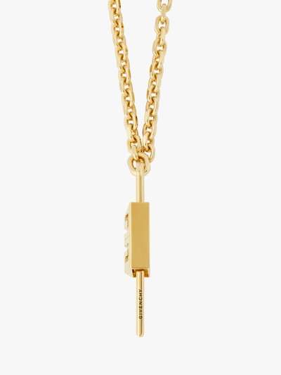 Givenchy SMALL LOCK NECKLACE IN METAL outlook