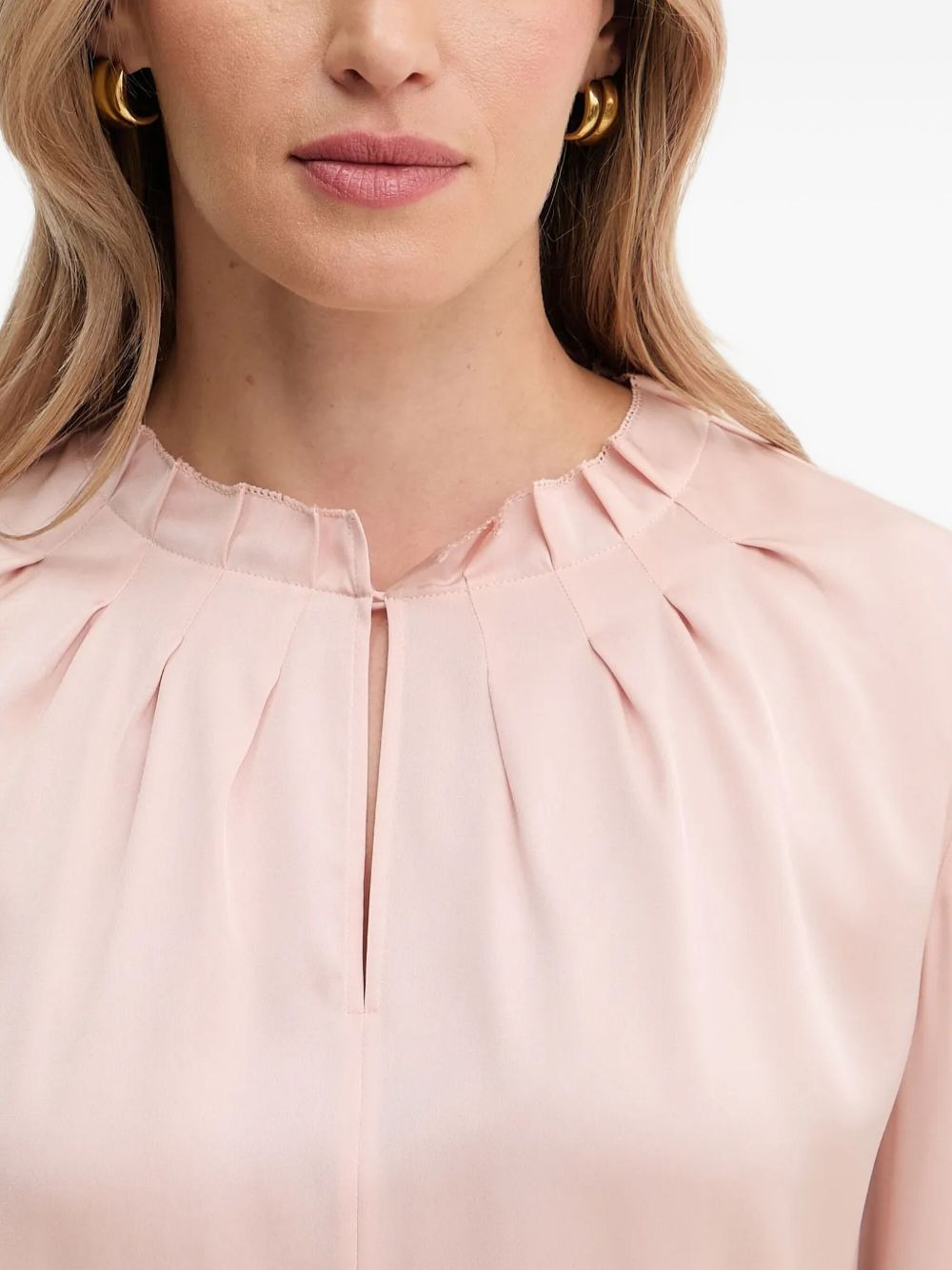 ruffled-collar blouse - 5