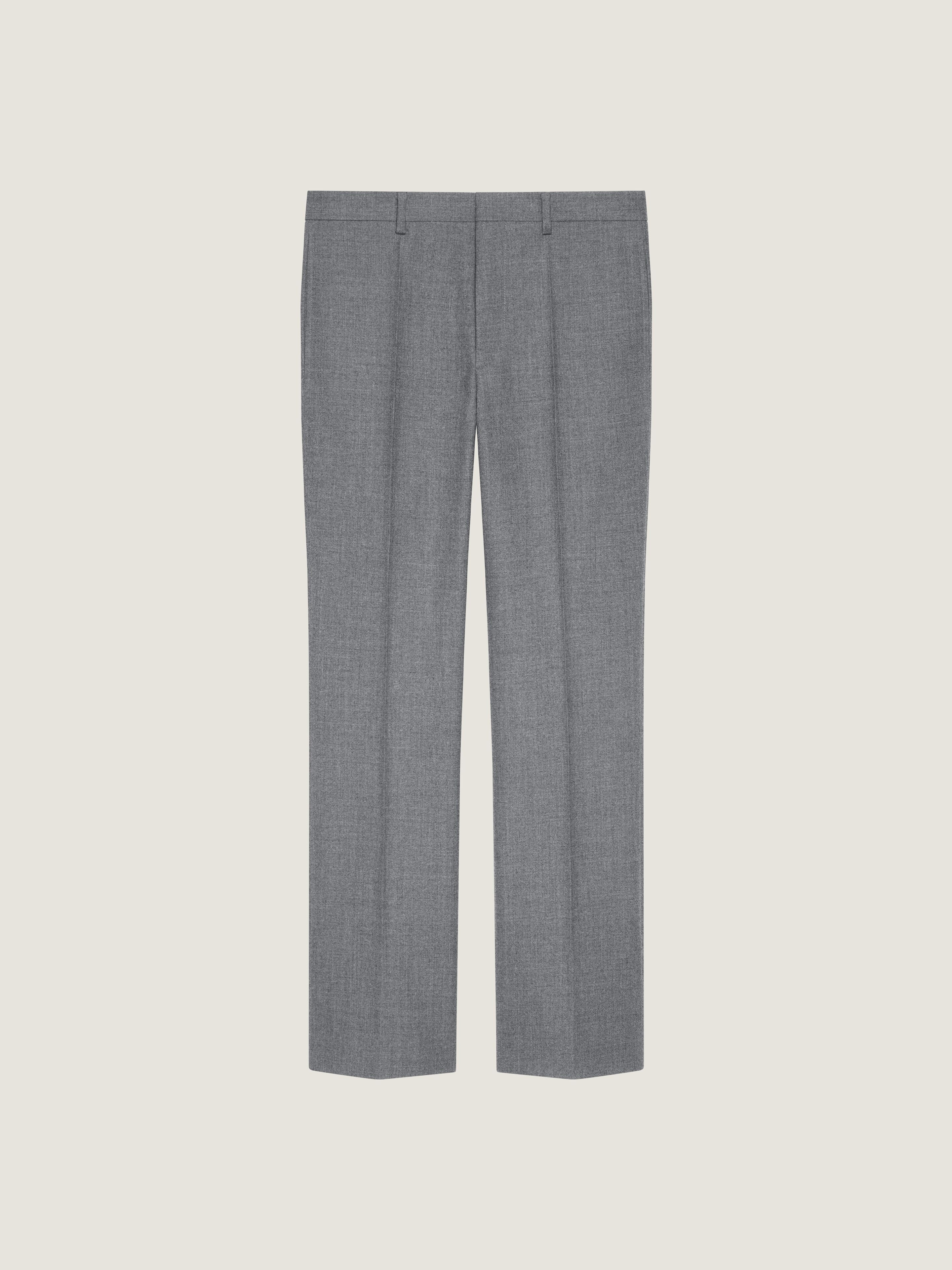 TAILORED PANTS IN FLANNEL - 1