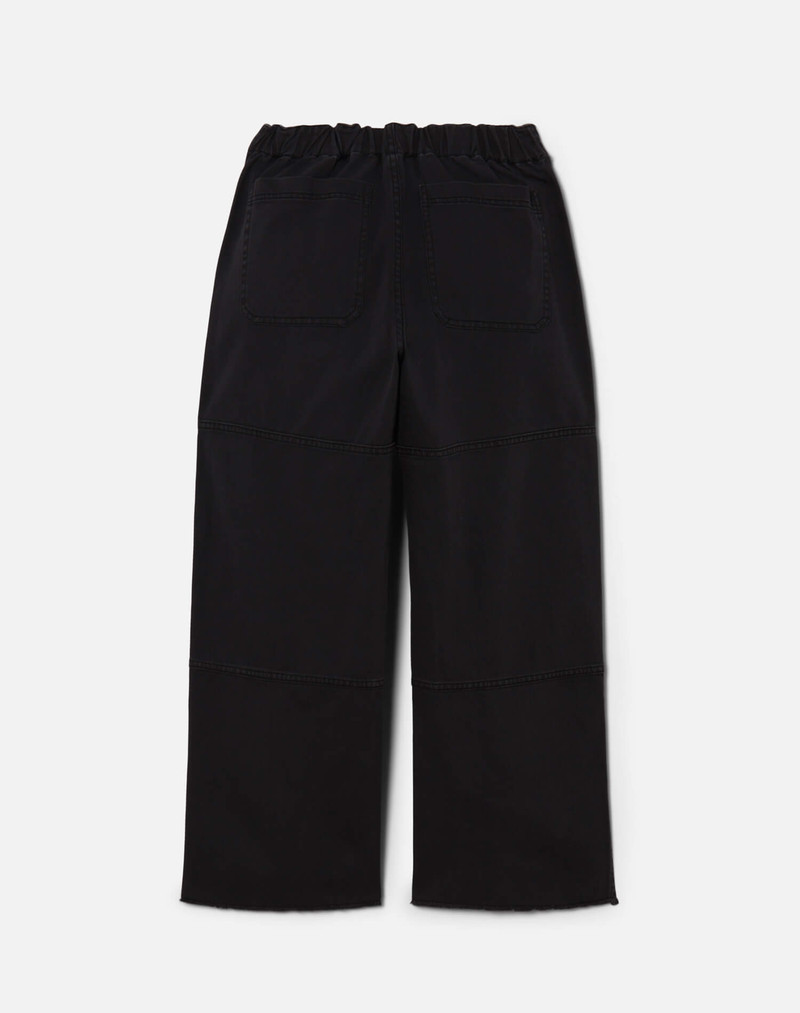 Beach Pant Crop - Washed Black 2