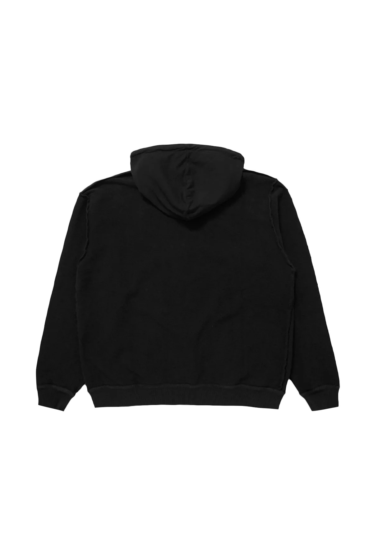 MM6 Reversed Sweat Zip Up Hoodie Black - 6
