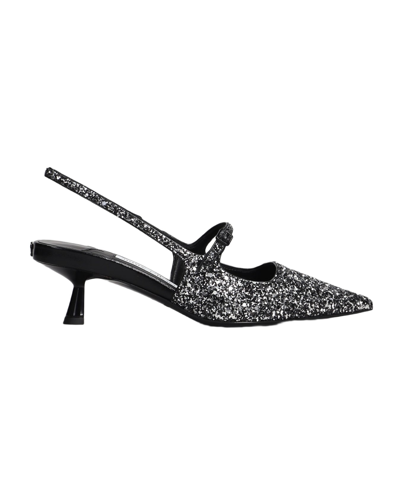 Didi 45 Pumps In Black Glitter - 1