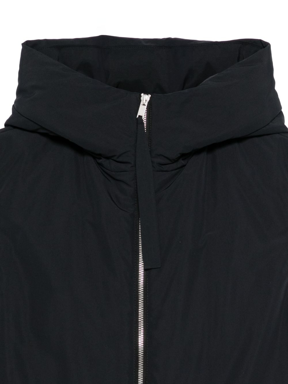hooded zip-front vest - 3