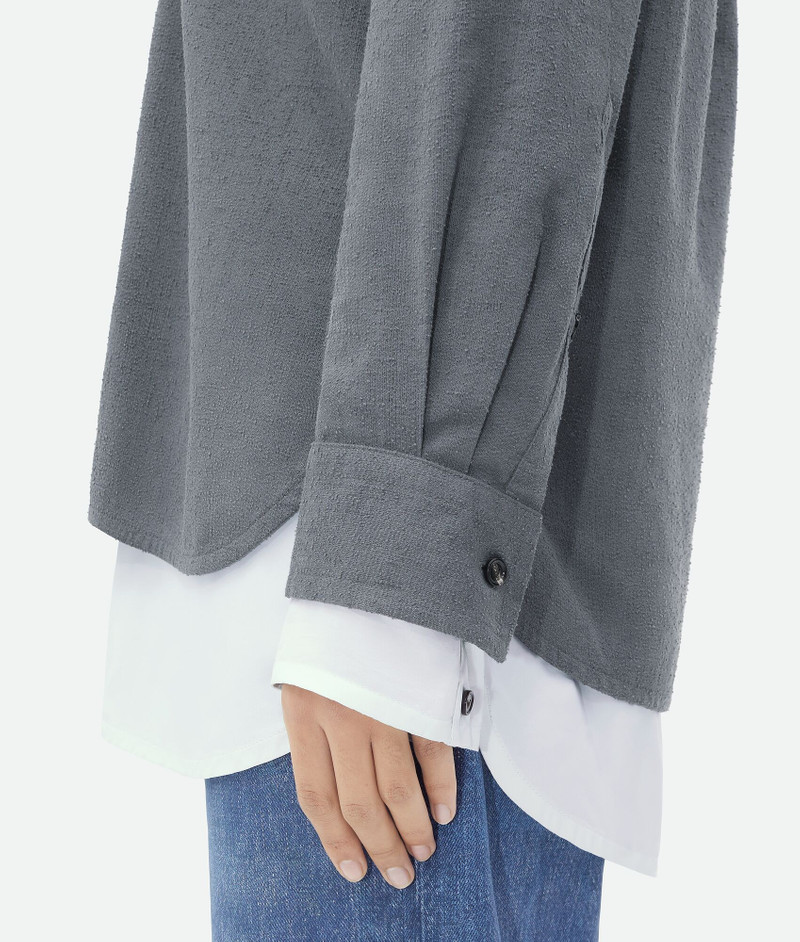 Relaxed Fit Double Layer Cotton Shirt 5