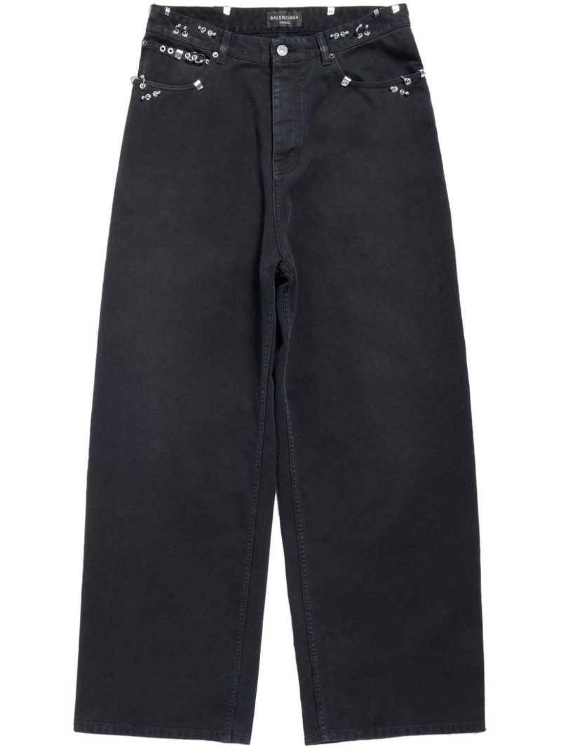 mid-rise wide-leg jeans 1