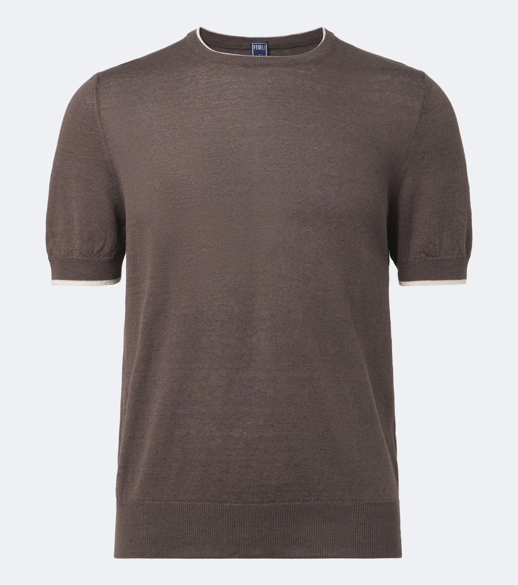 Knitted linen and cotton sweater - 1