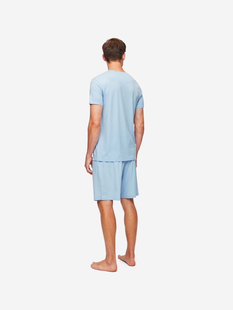Men's T-Shirt Basel Micro Modal Stretch Sky - 4