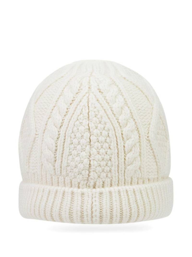 Loro Piana cable-knit beanie outlook