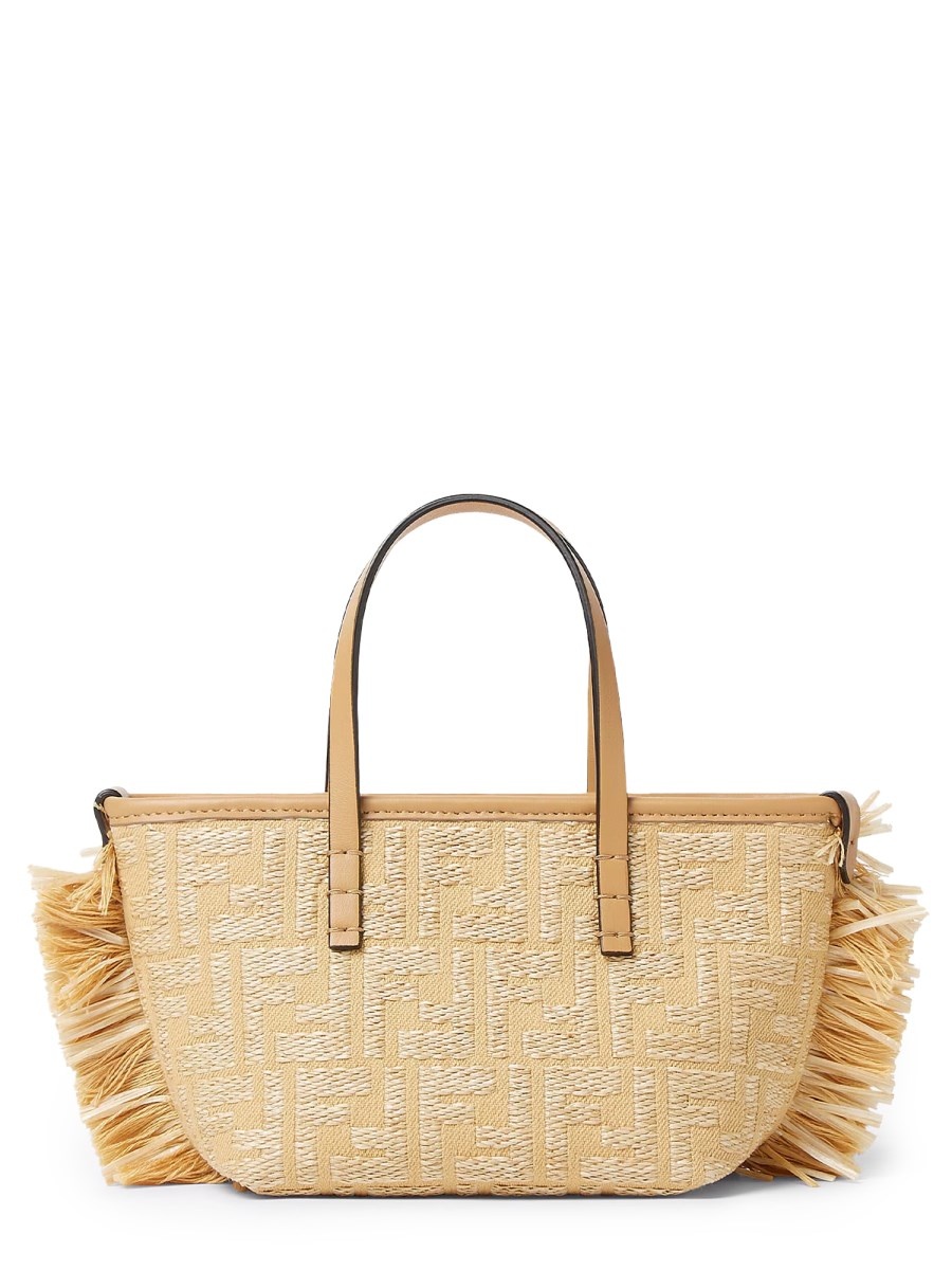FF JACQUARD FABRIC MINI "ROLL" BAG - 2
