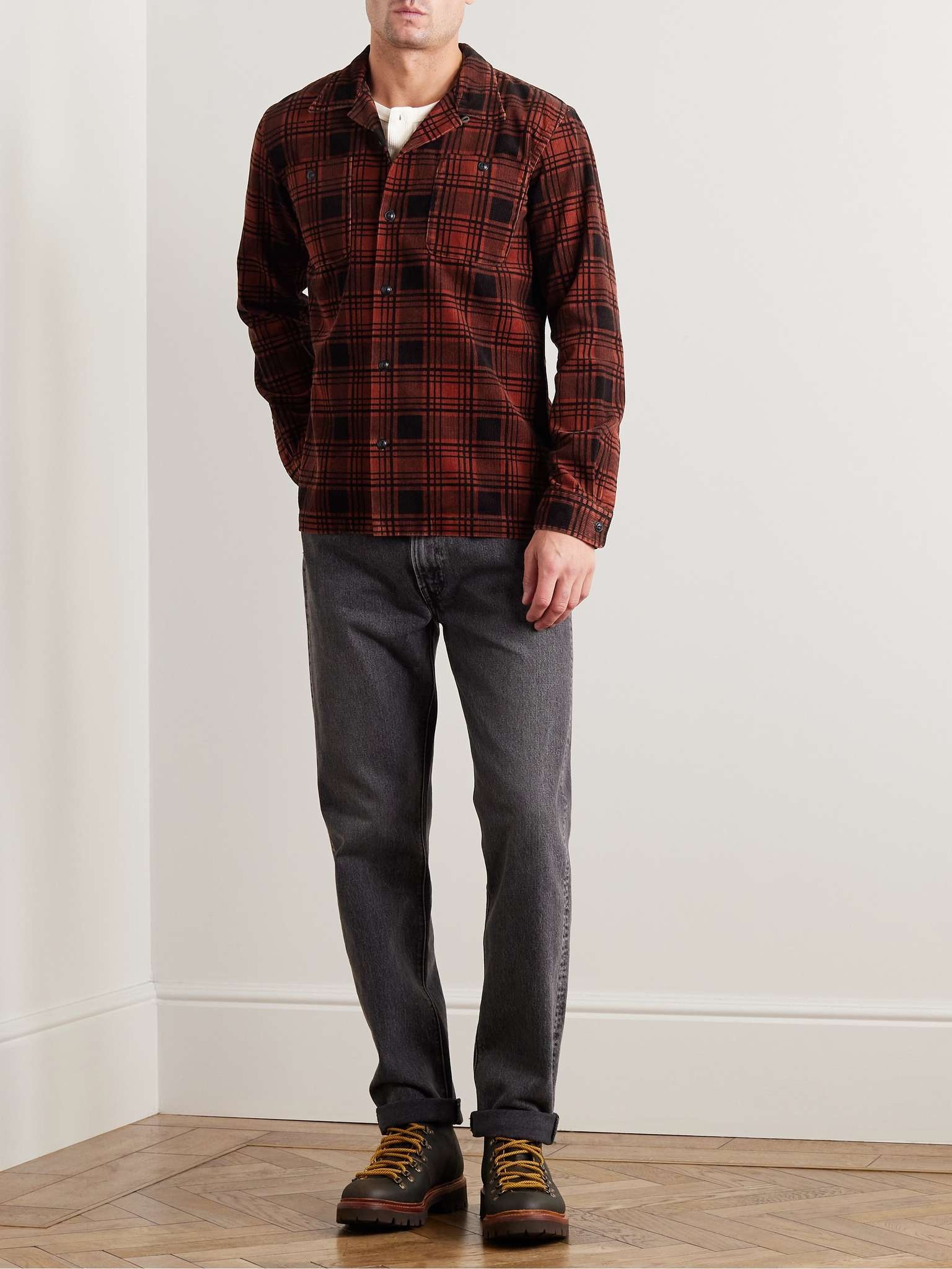 Monterey Checked Cotton-Corduroy Overshirt - 2