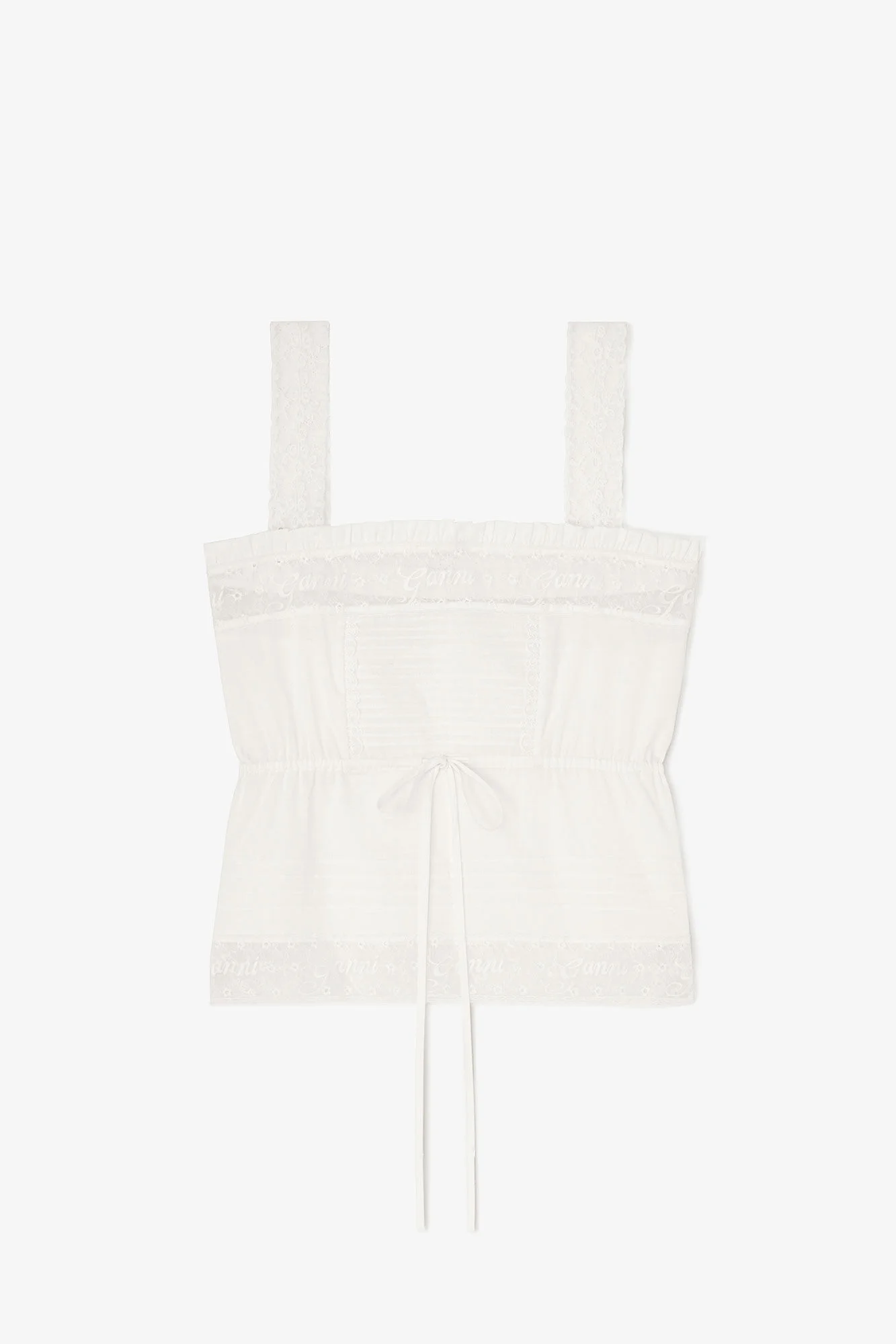 TOP IN WHITE COTTON - 1
