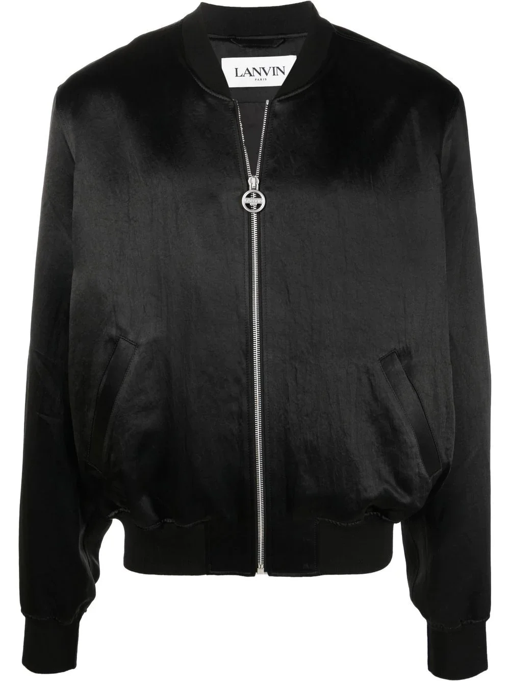 rhinestone-embellished 로고 bomber 재킷 - 1