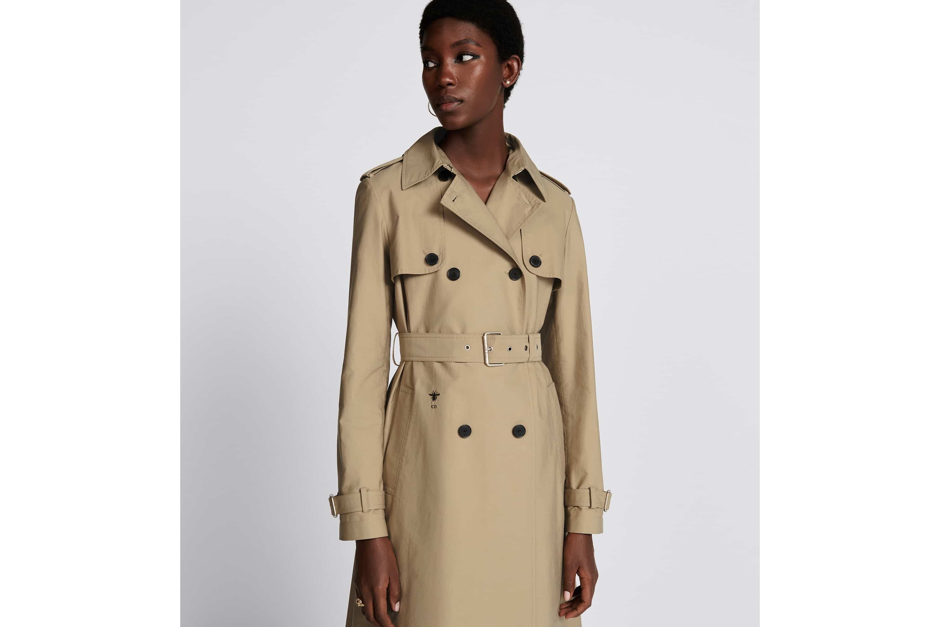 Pleated Trench Coat - 7