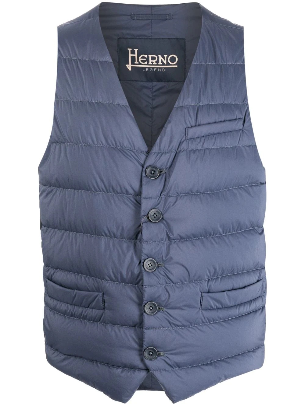 feather-down gilet - 1