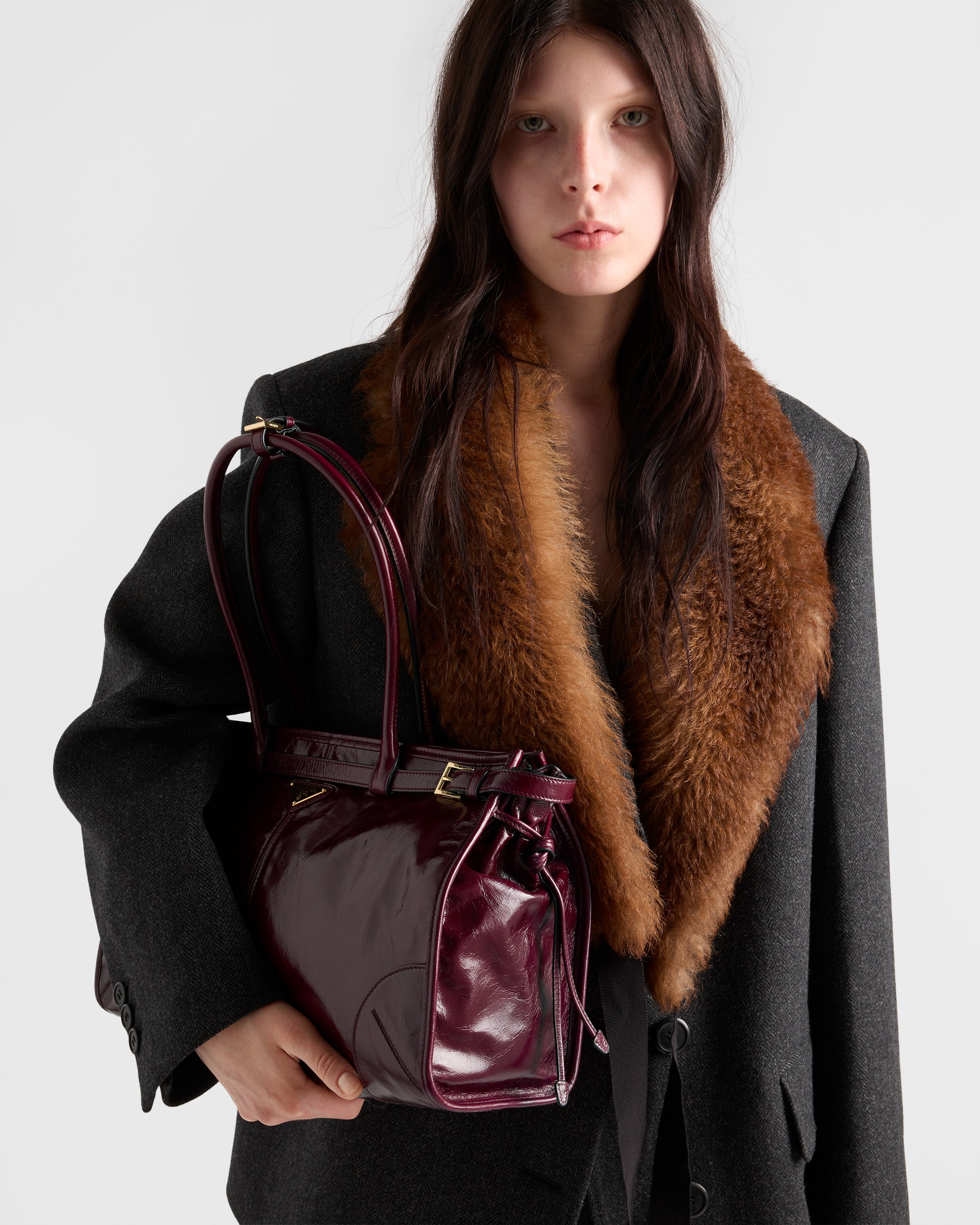 Prada Bonnie large leather handbag - 2