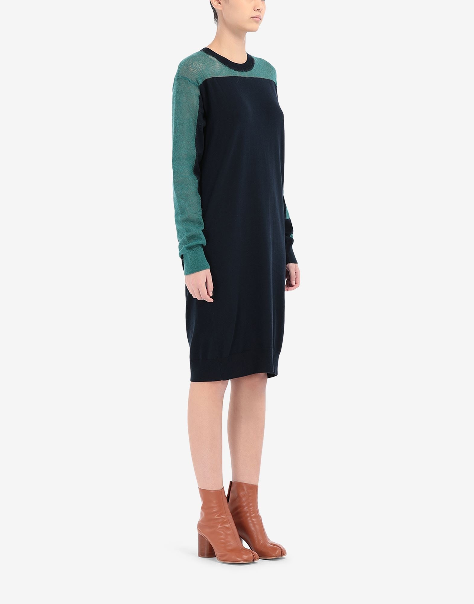 Spliced knit dress - 3