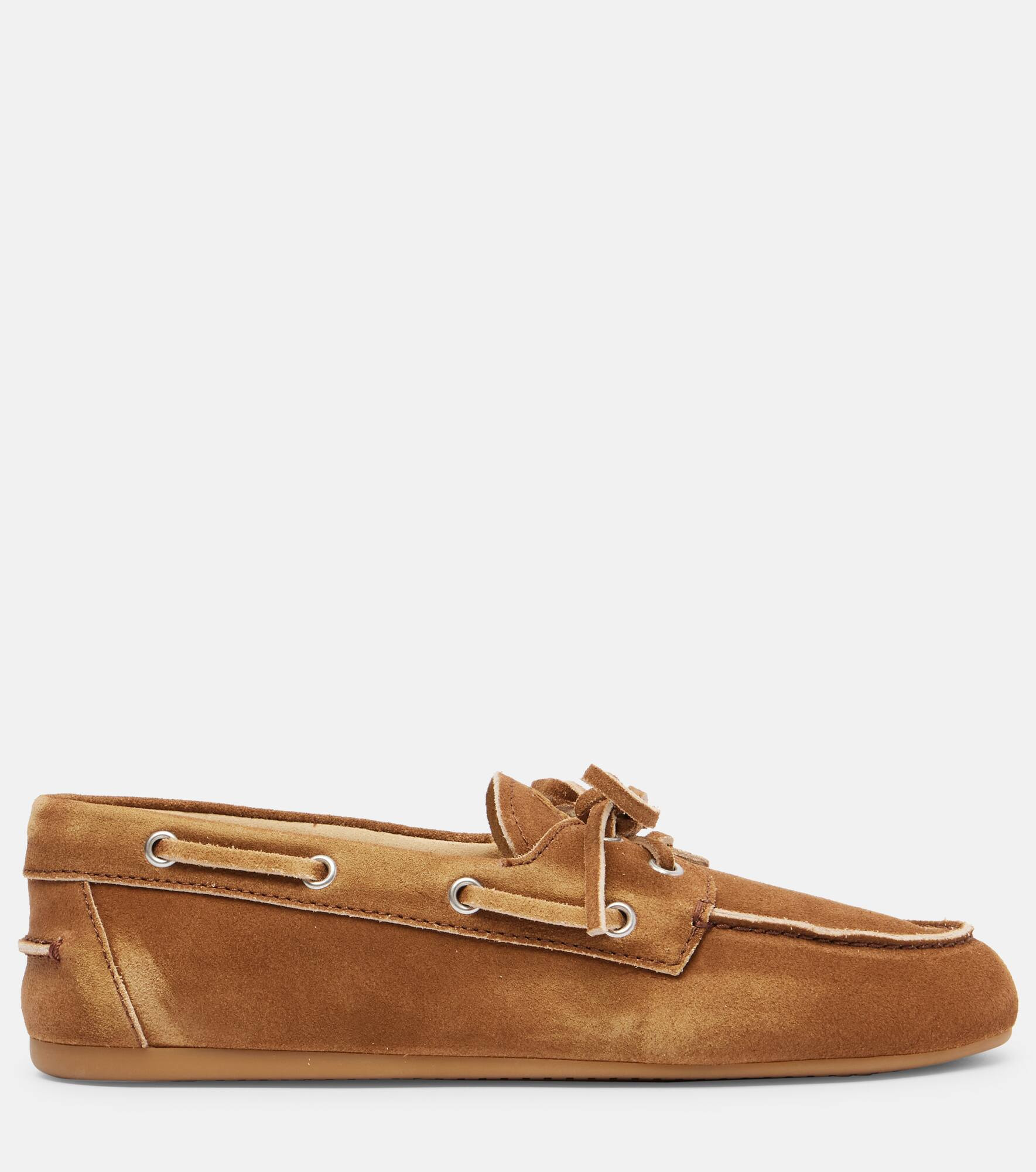 Suede boat shoes - 4