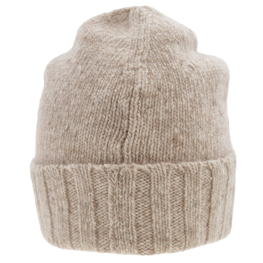 Ermenegildo Zegna Beige Oasi Cashmere Beanie - 5