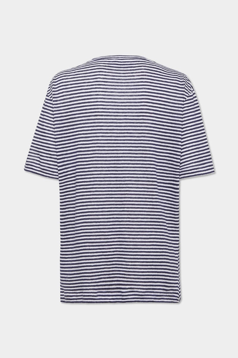 SUMMER LOVERS BREEZY FIT STRIPED T-SHIRT - 2