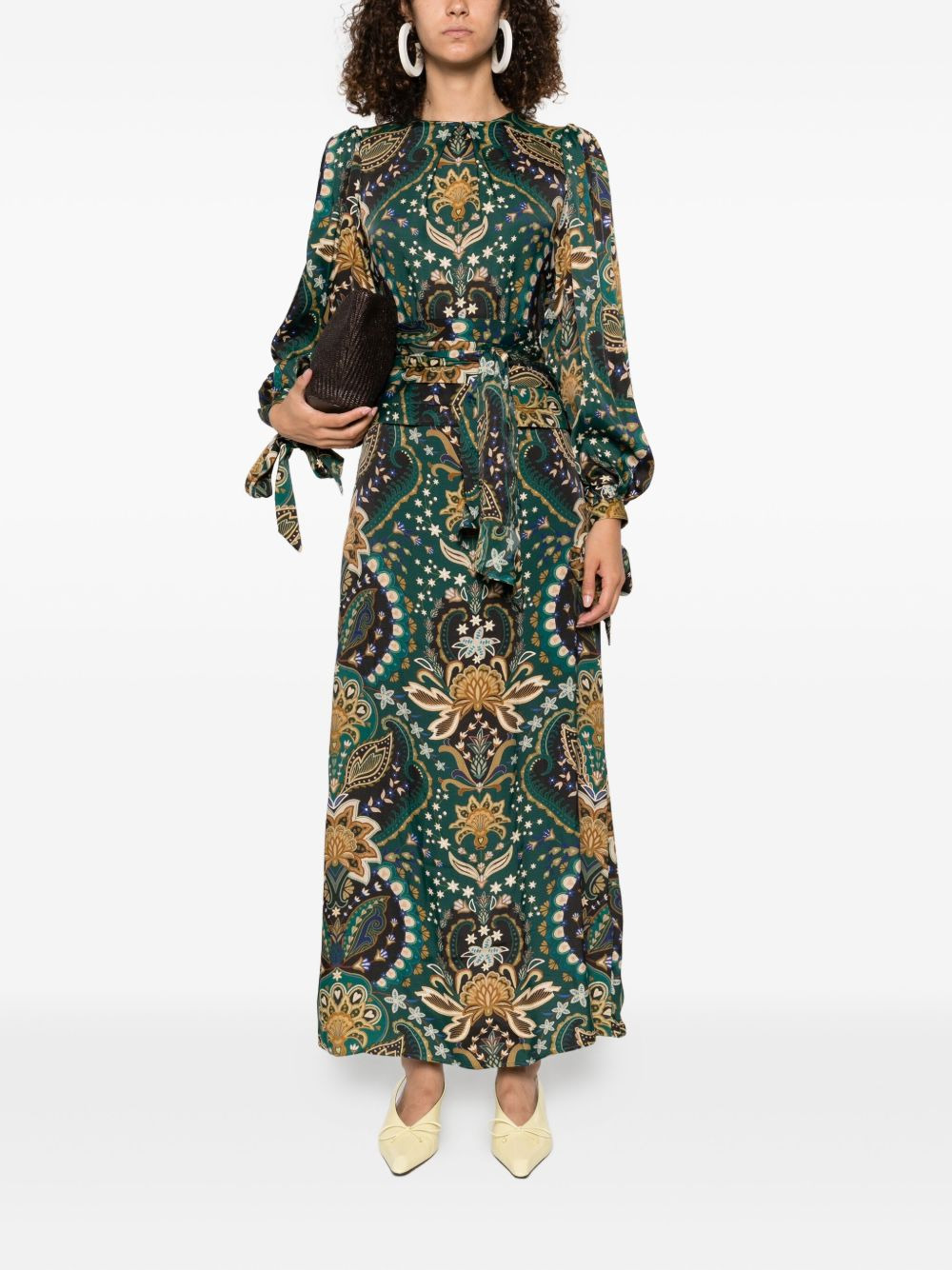 printed maxi dress - 2