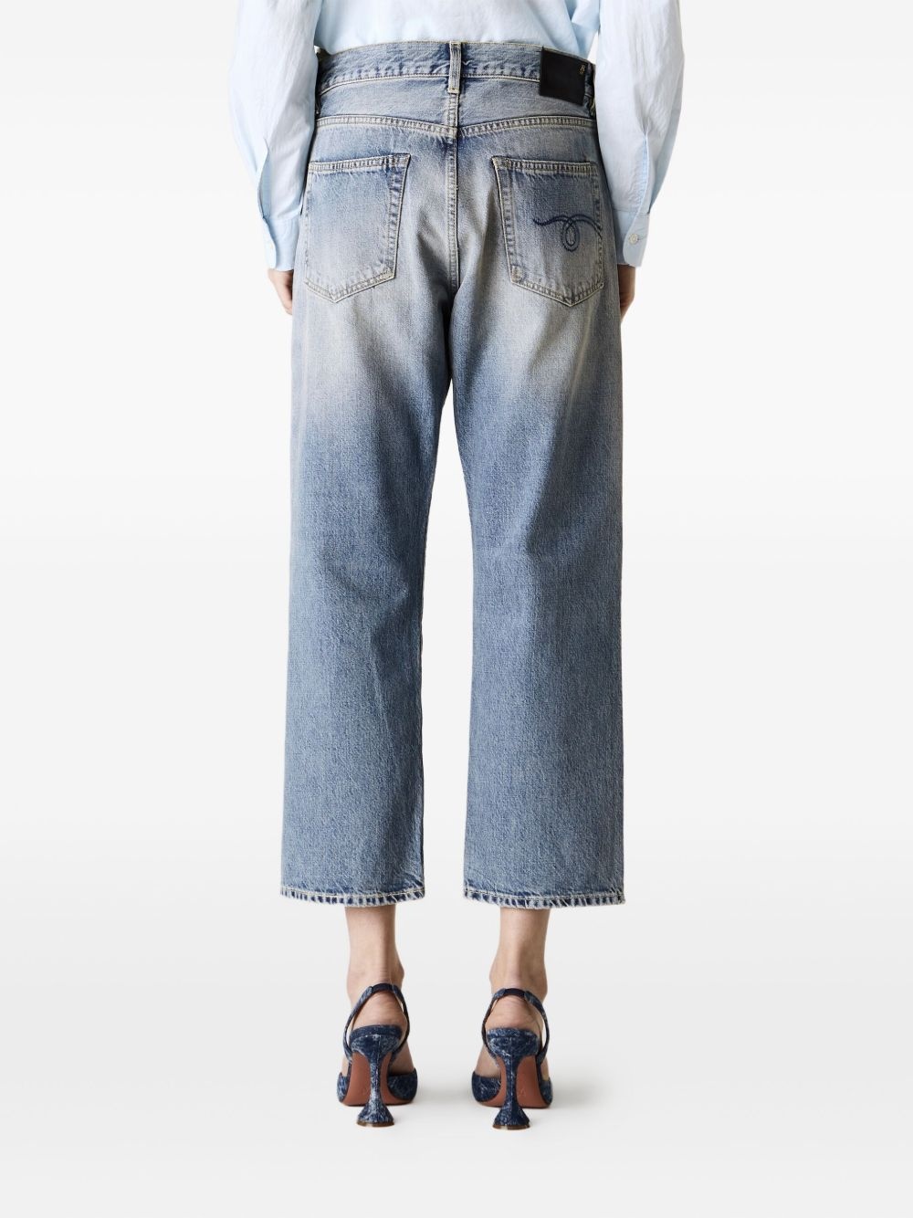 logo-patch jeans - 3