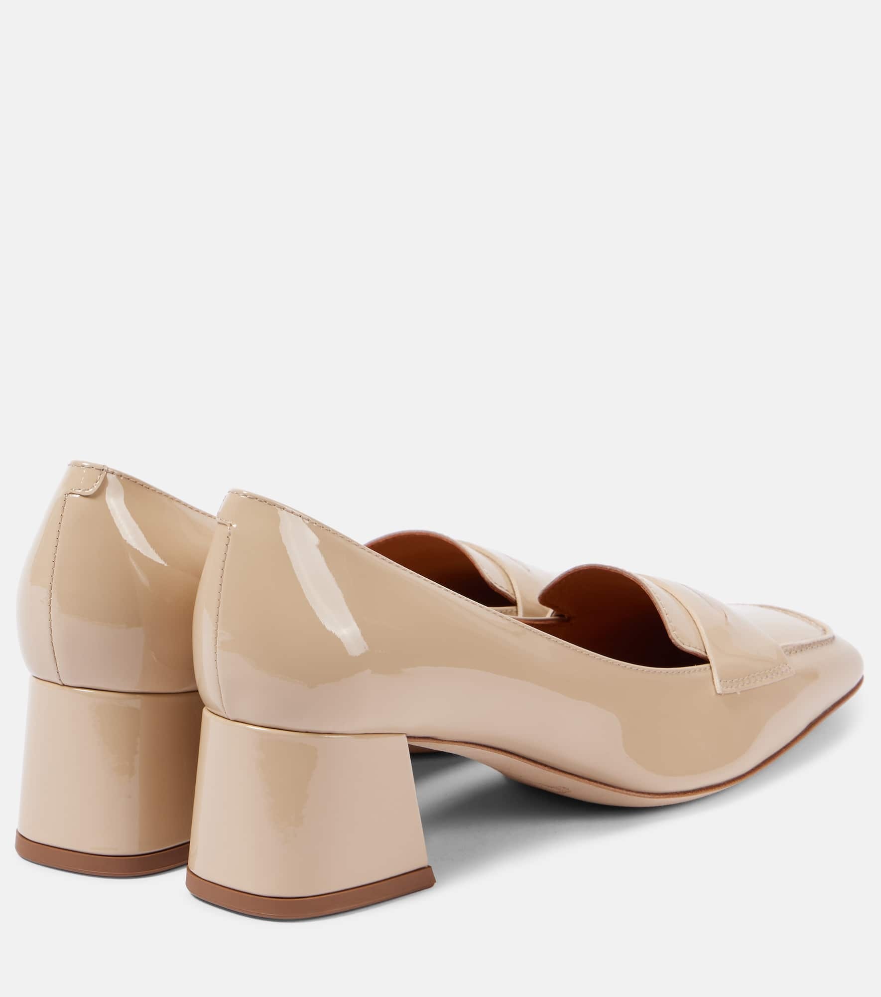 50 patent leather loafer pumps - 2