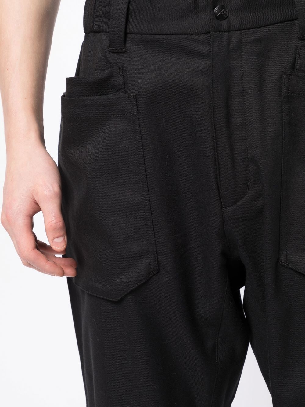 tapered multi-pocket trousers - 5