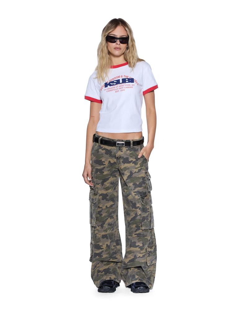 Ksubi VARSITY SHRUNKEN SS TEE WHITE outlook