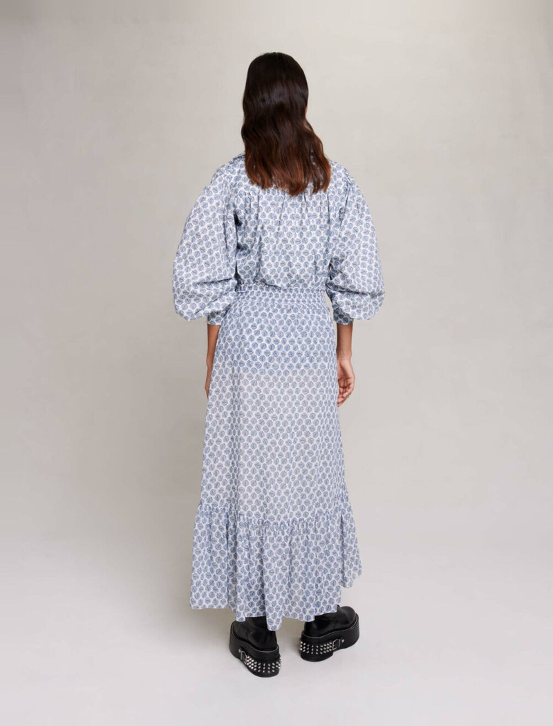 Long asymmetric skirt 4