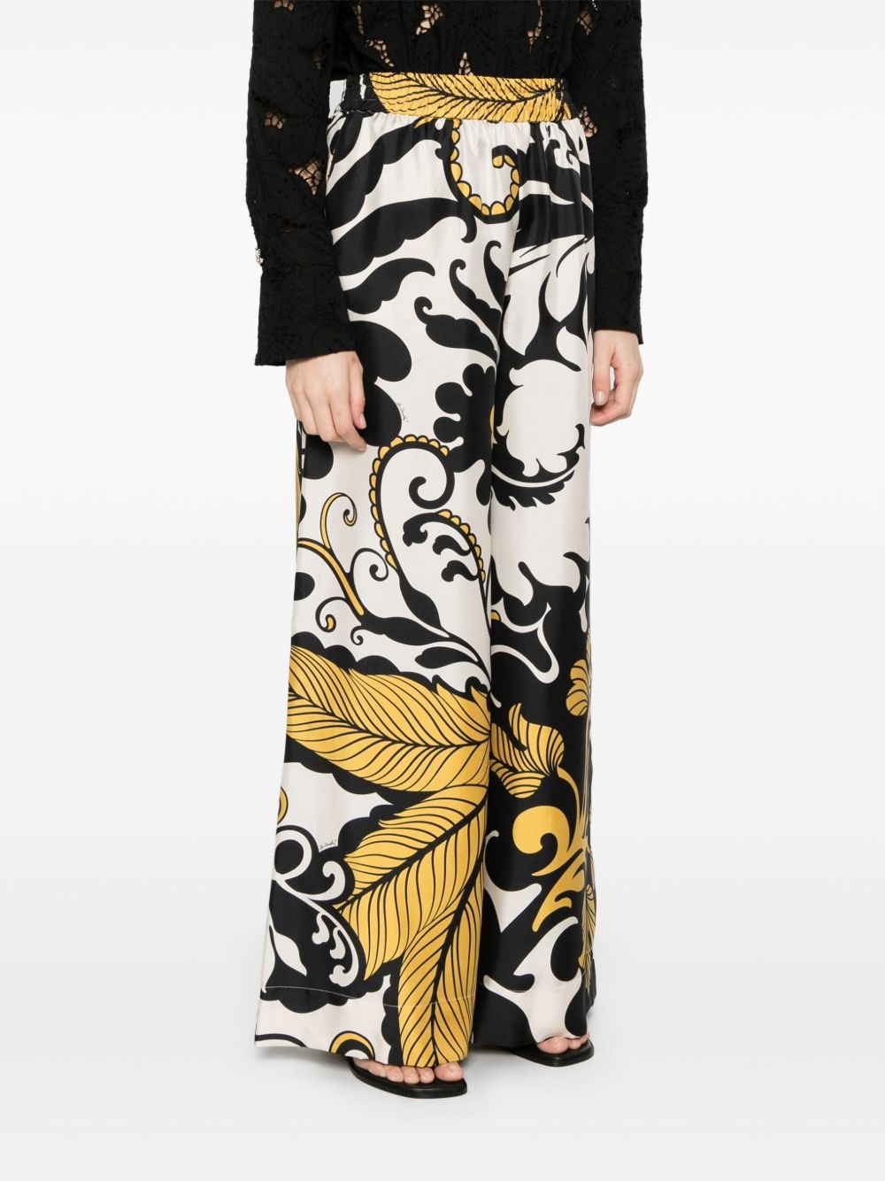 Marea-print palazzo pants - 3