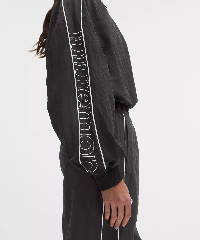 Crinkle Nylon Track Jacket *Wordmark 7