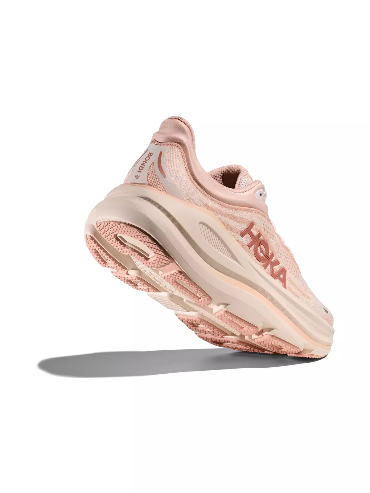 Bondi 9 "Rose Latte/Rose Cream" Women's Running Shoe - 5