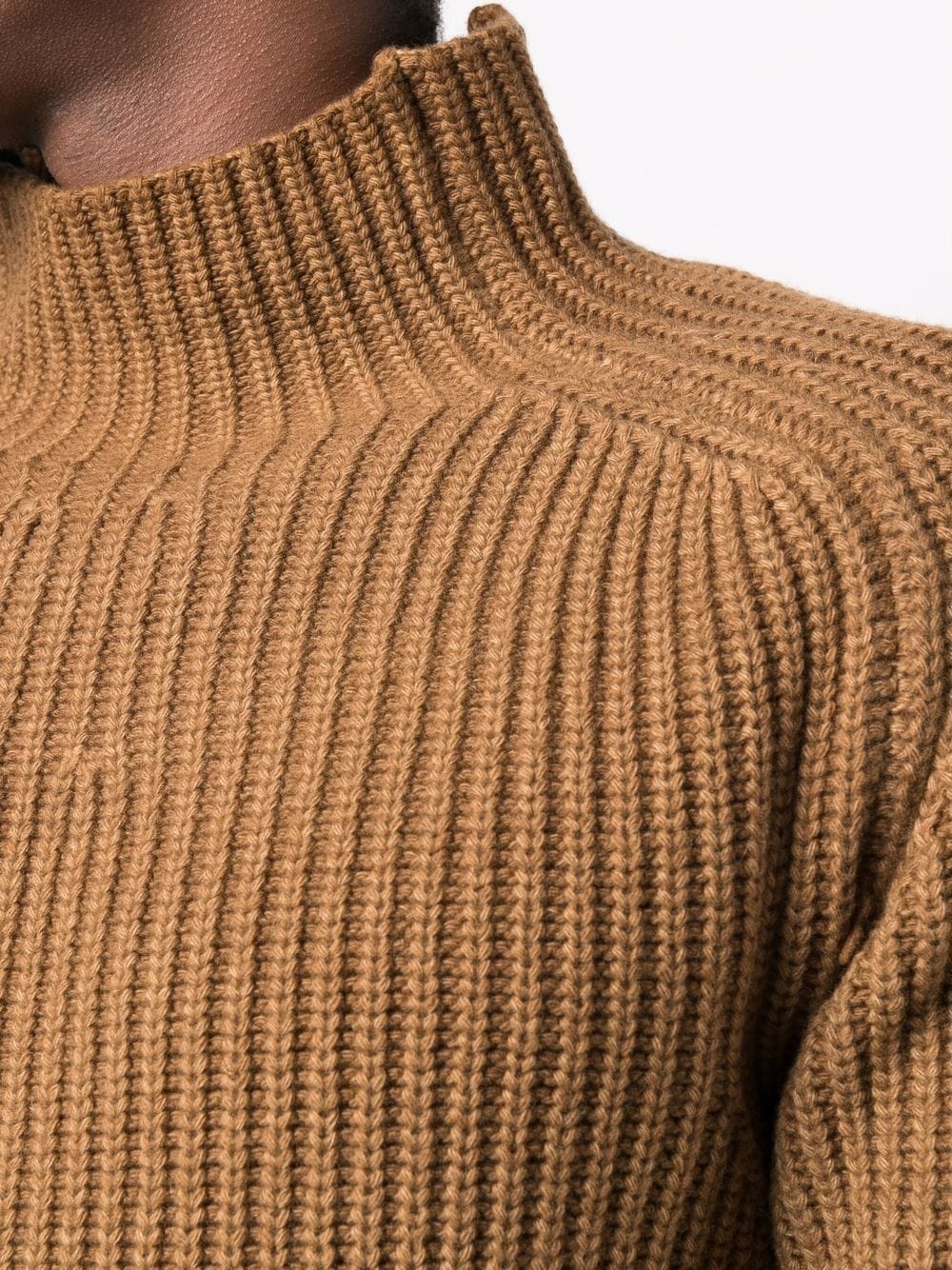 chunky-knit roll neck sweater - 5