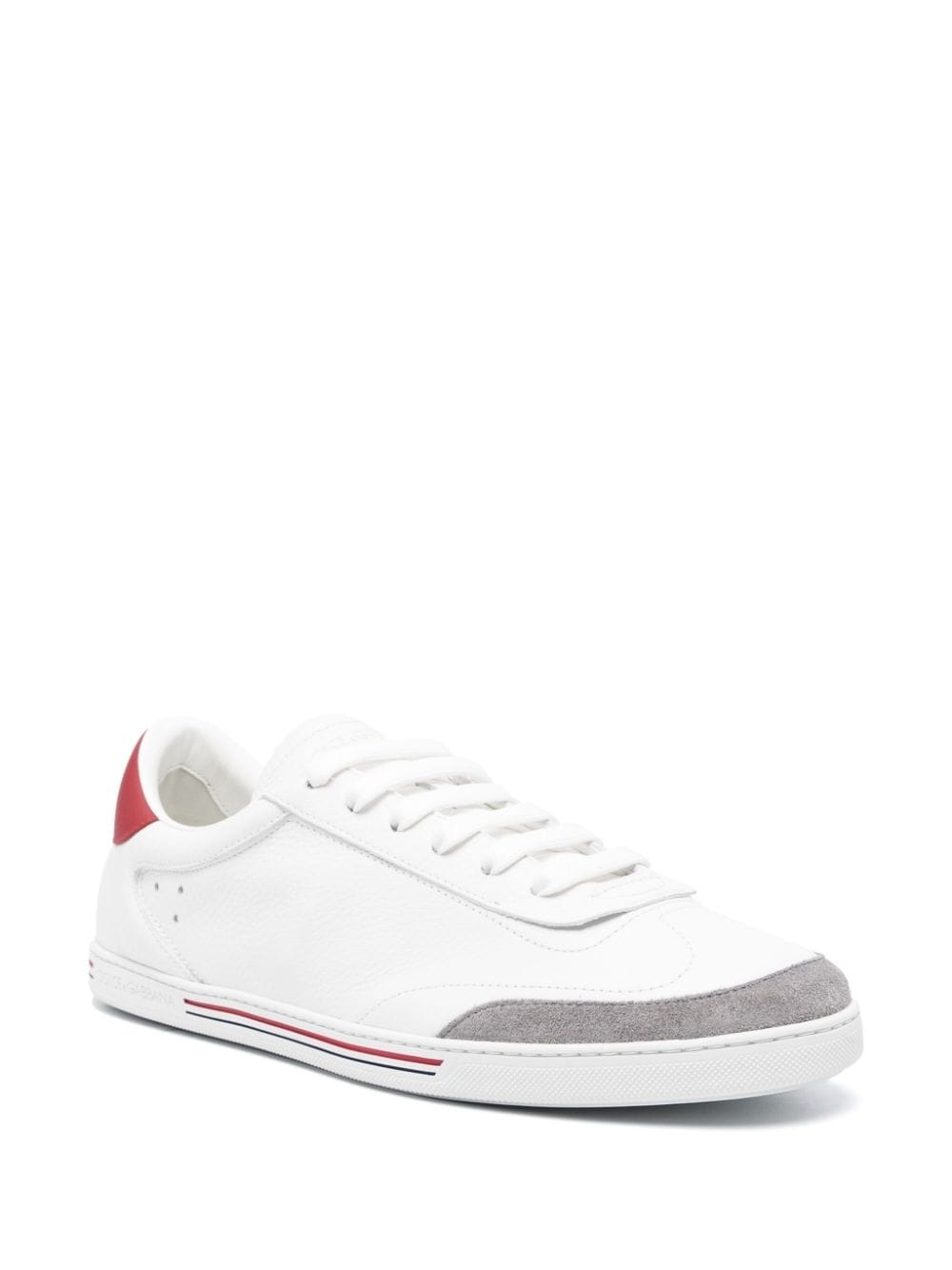 stripe-detailing leather sneakers - 2