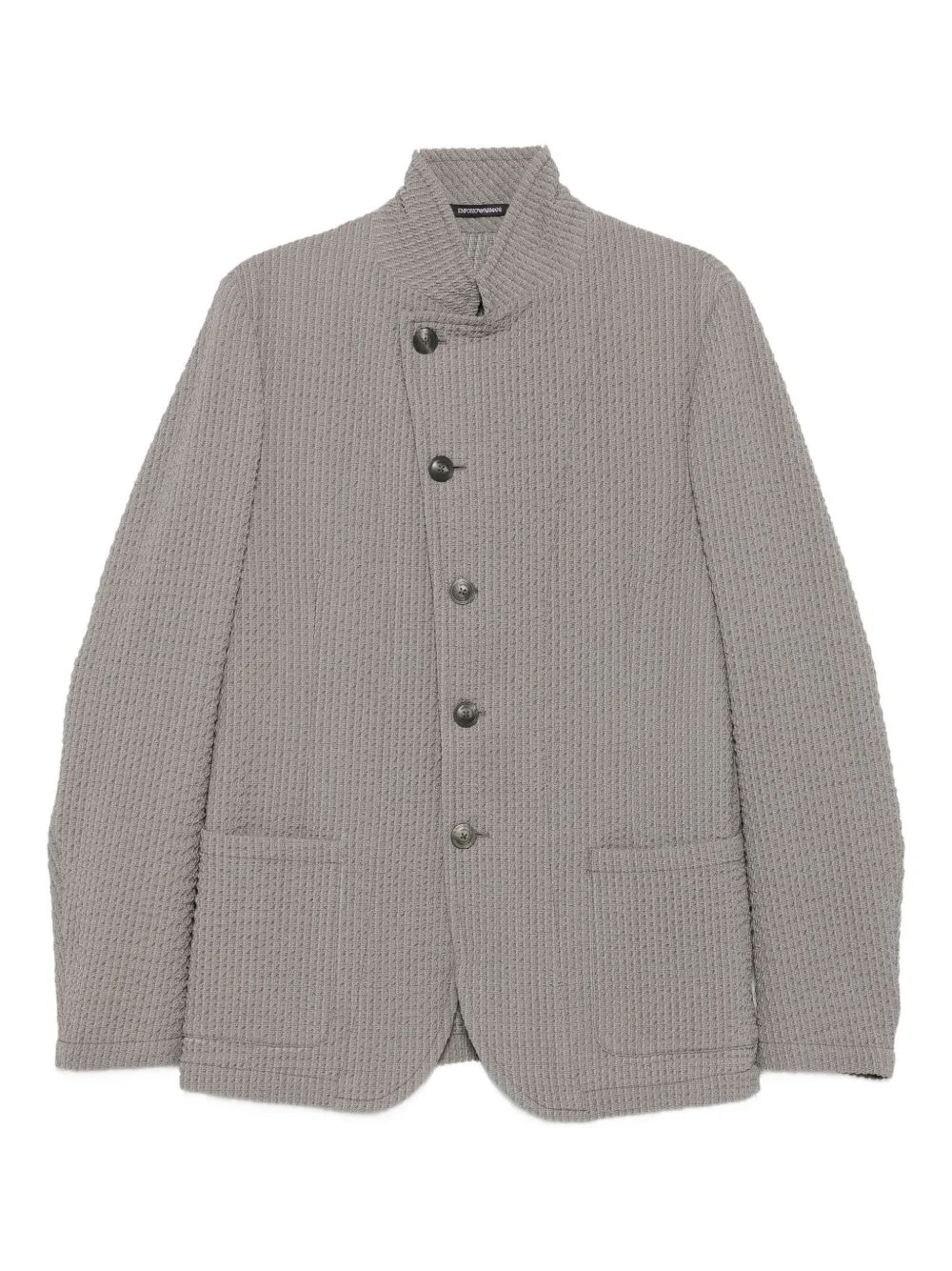 virgin wool blend shirt jacket - 1