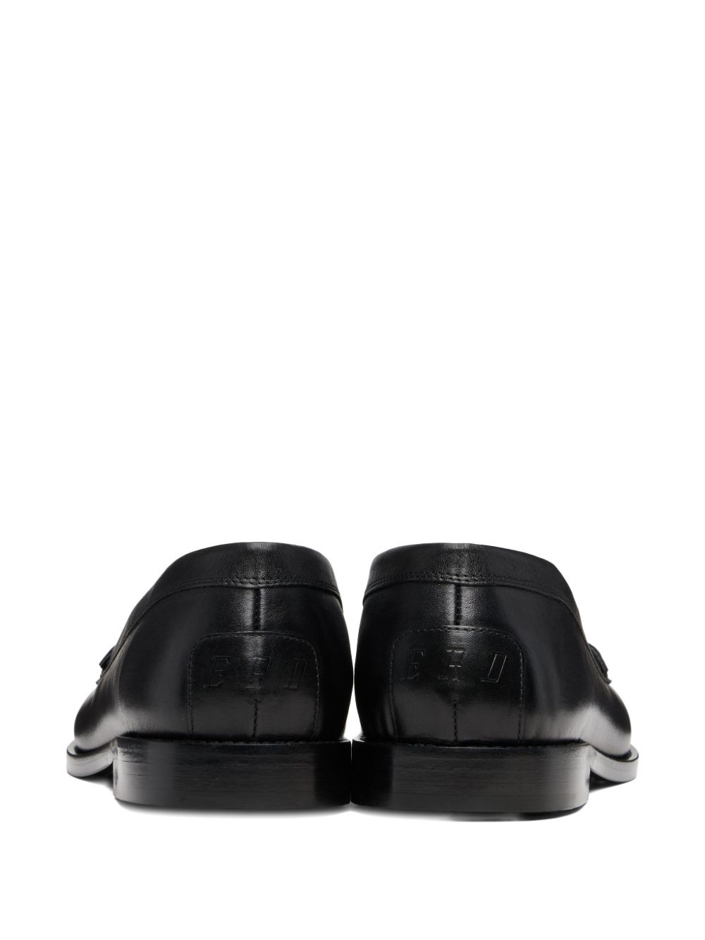 leather penny loafers - 3