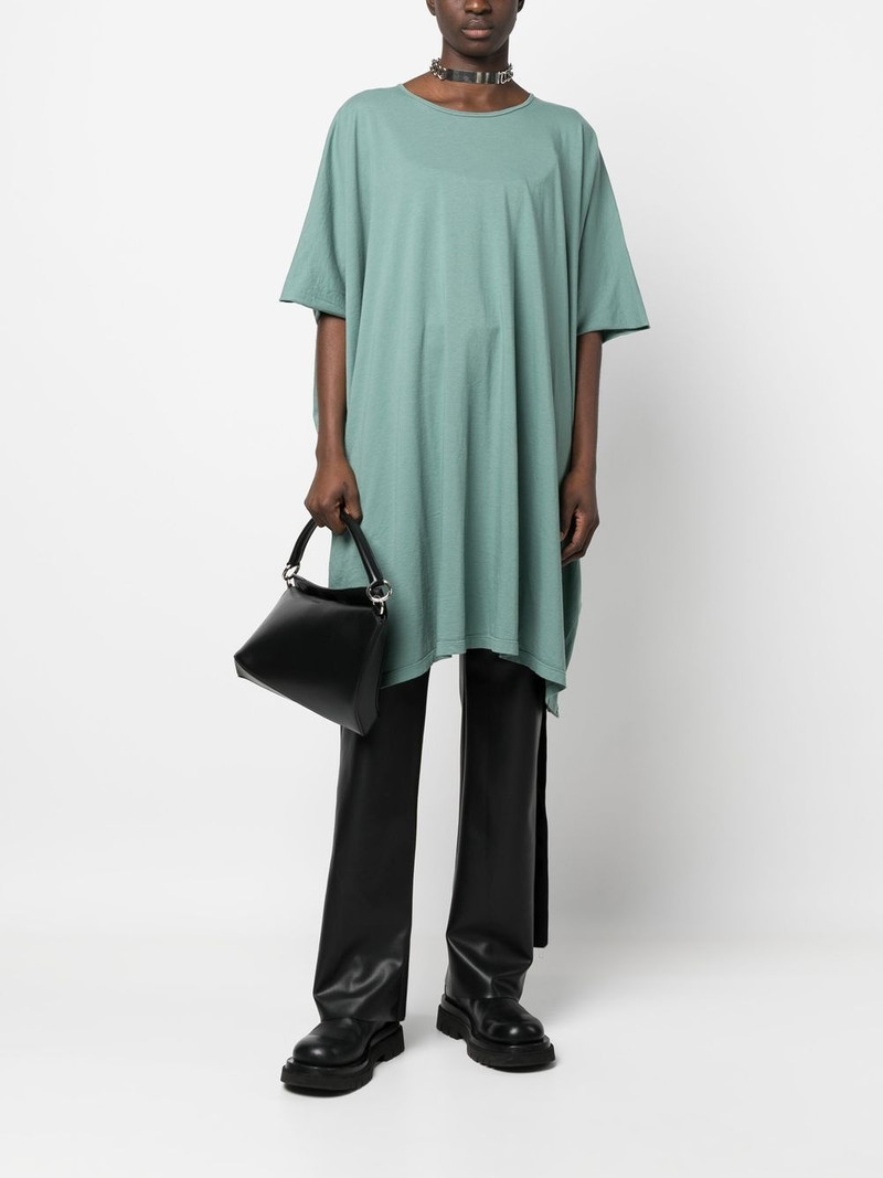 Rick Owens DRKSHDW tie-front short-sleeved T-shirt outlook