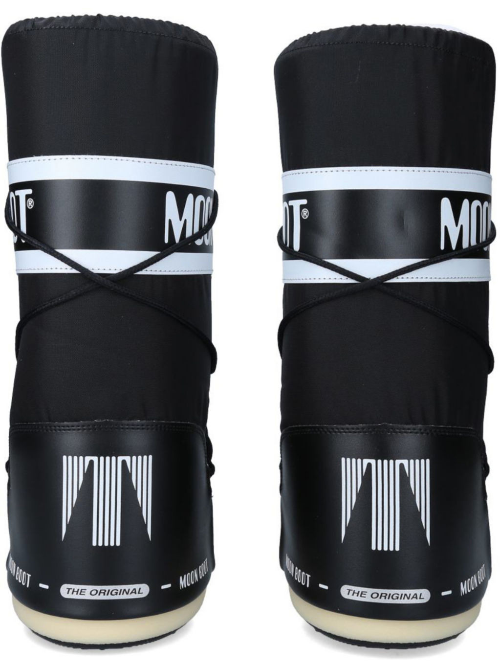 Icon brand-print shell boots - 3