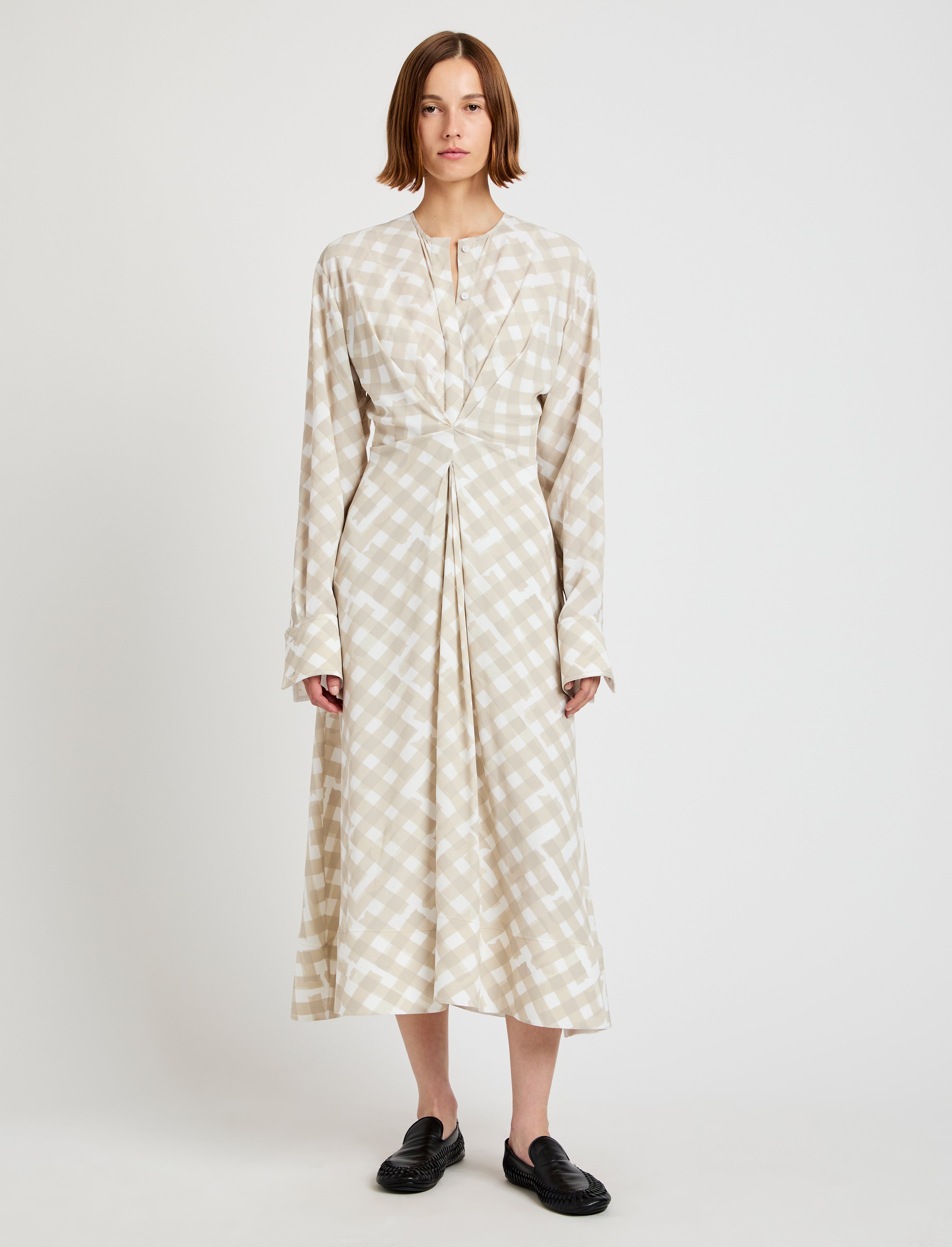 Keria Dress in Printed Crepe De Chine - 2