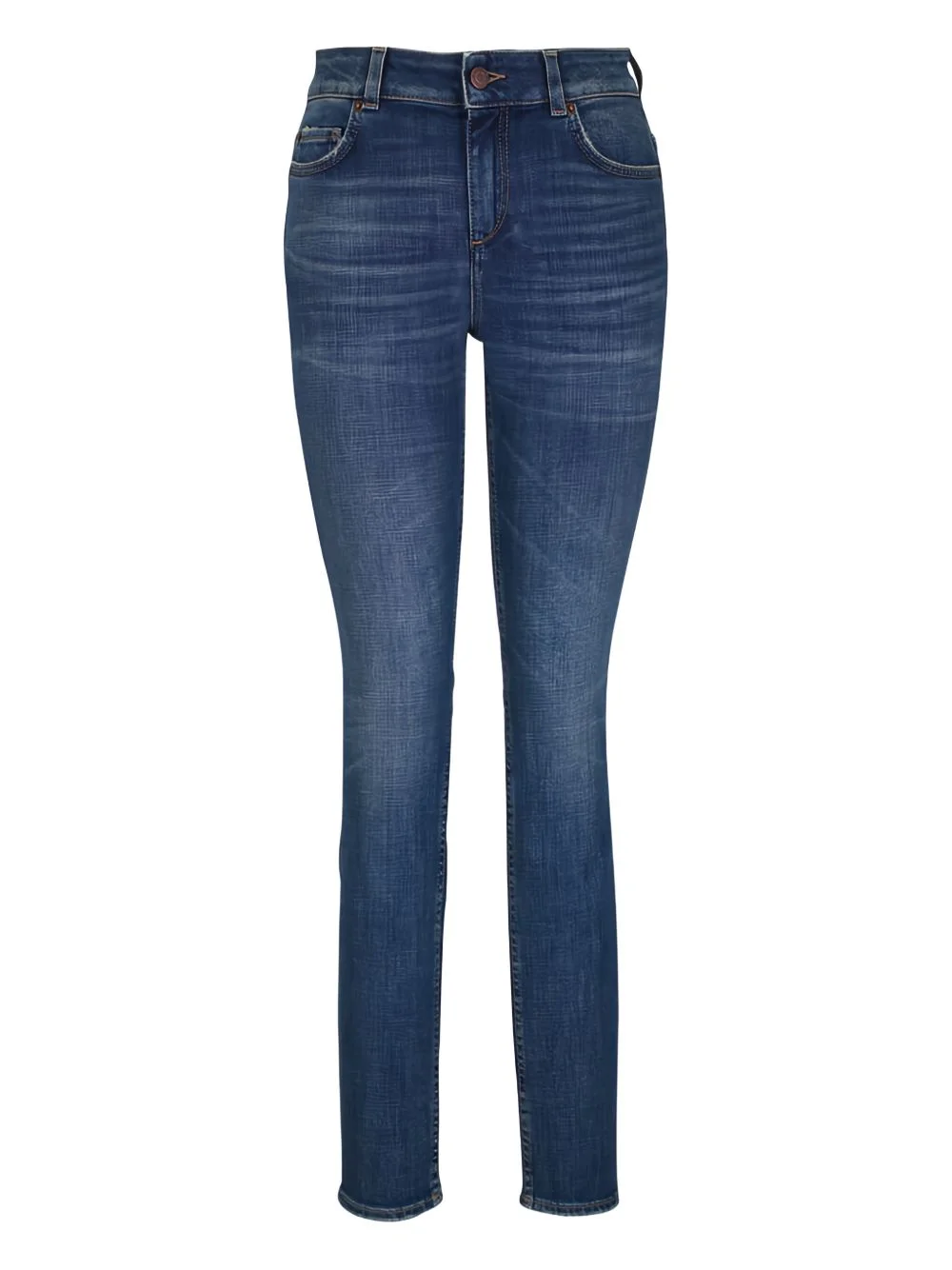 label-patch jeans - 1