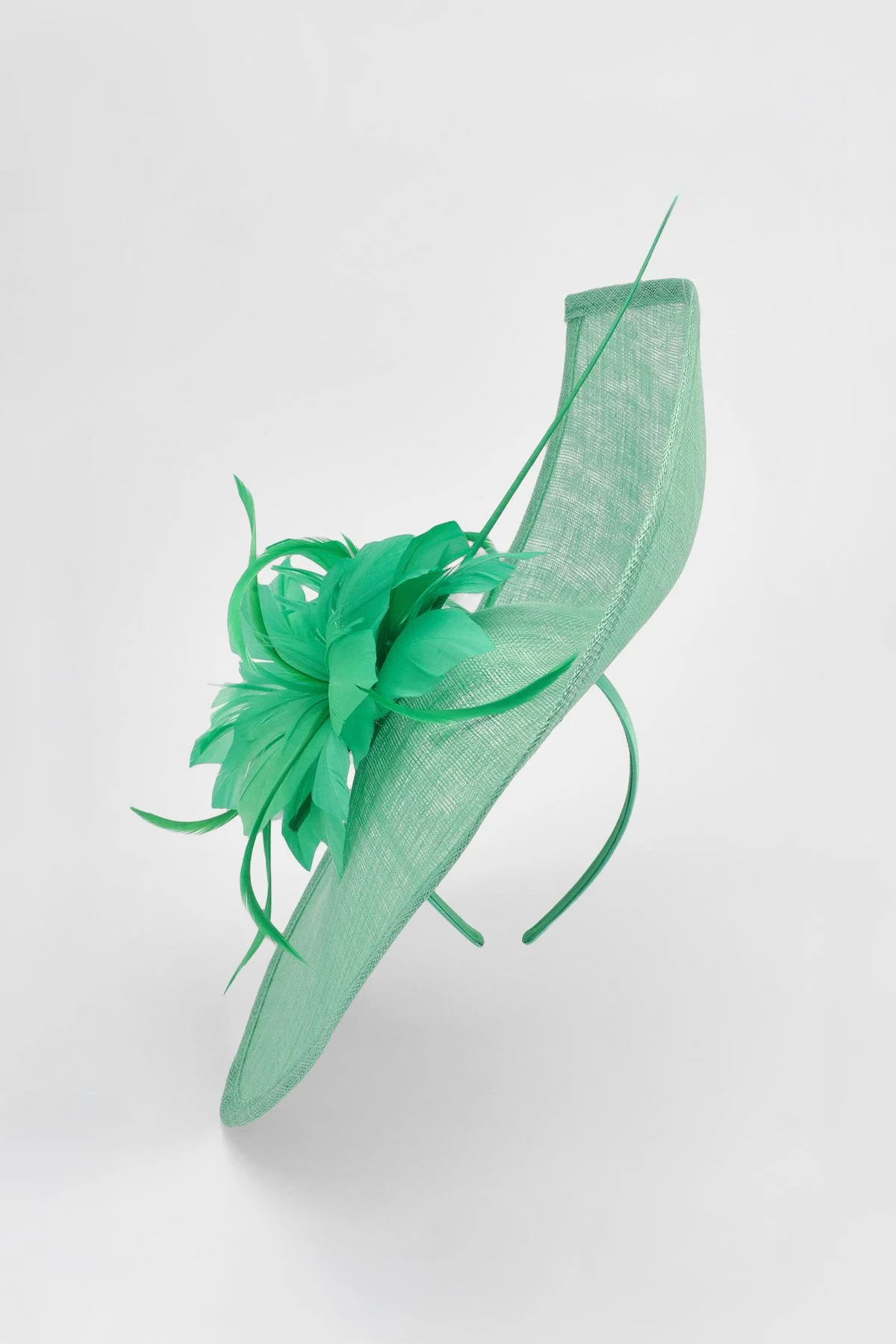 Feather & Quill Disc Fascinator - 1