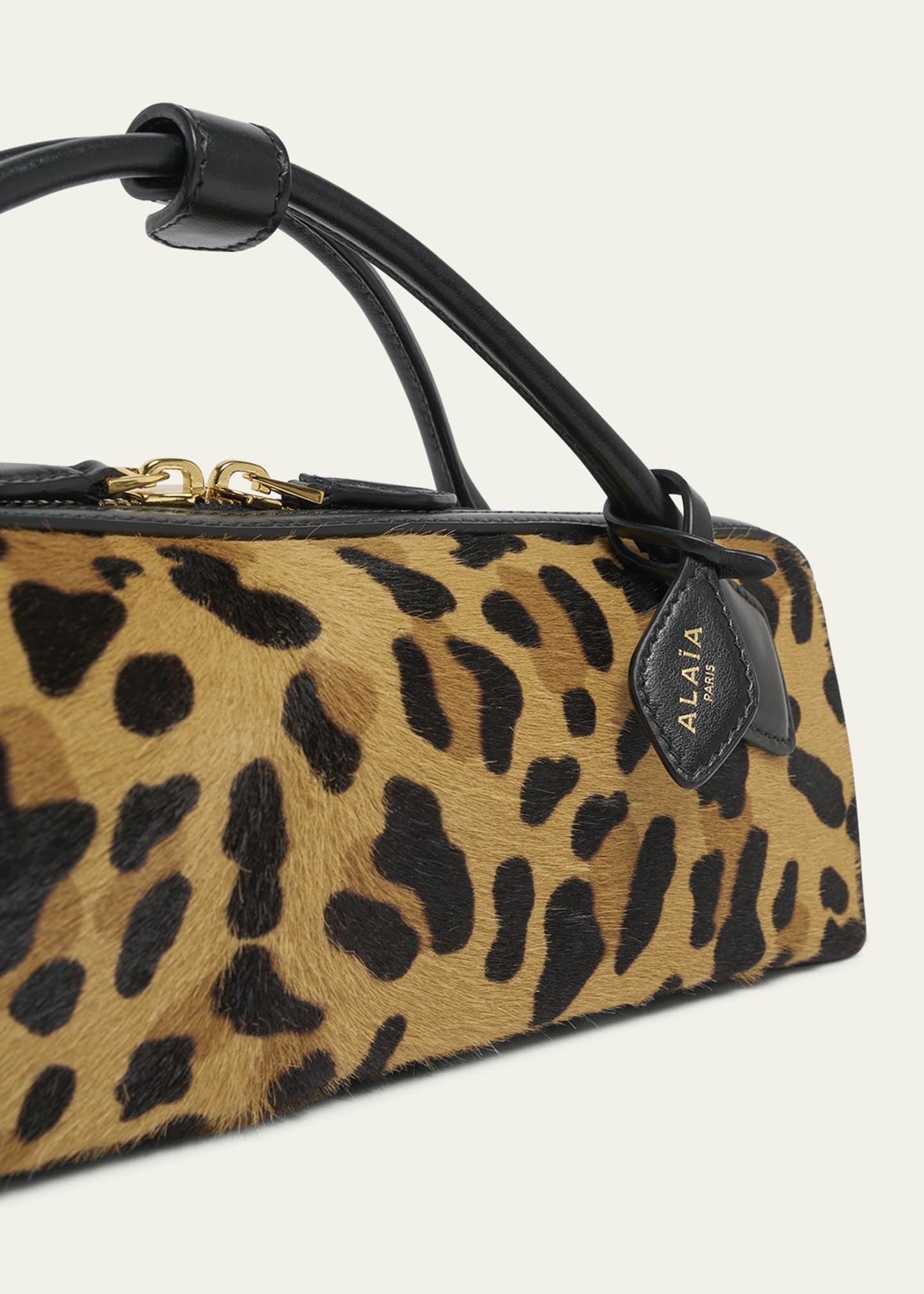 Le Teckel Clutch Bag in Leopard Calf Hair - 5