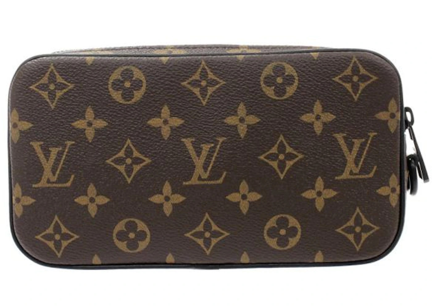 Louis Vuitton Pochette Volga Monogram Black Hardware Brown - 2