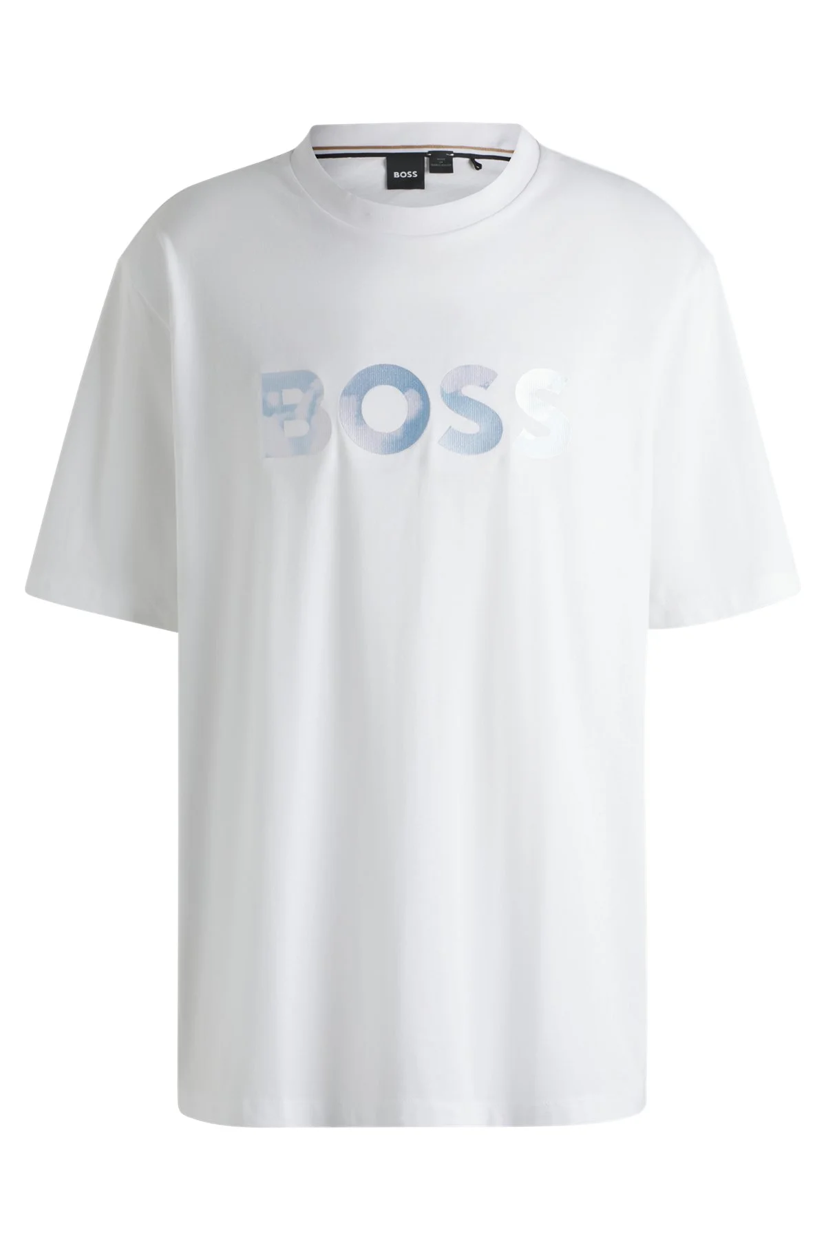 COTTON-JERSEY T-SHIRT WITH LOGO ARTWORK - 1
