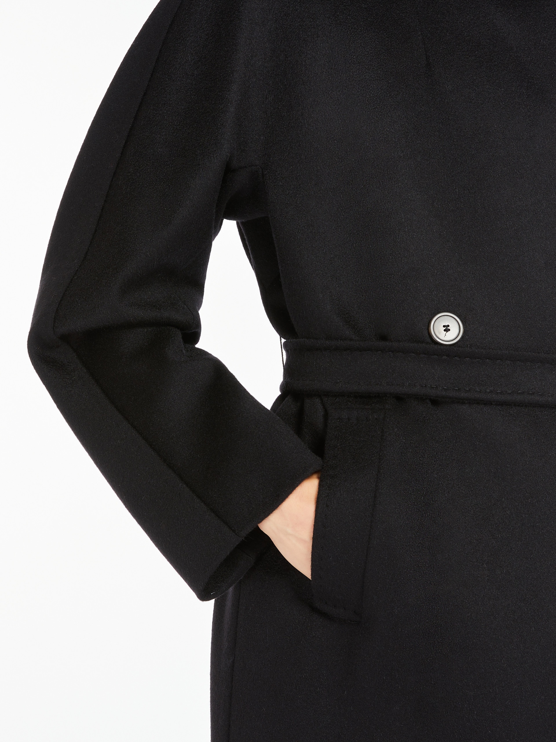 CASCIA Belted cashmere coat - 5